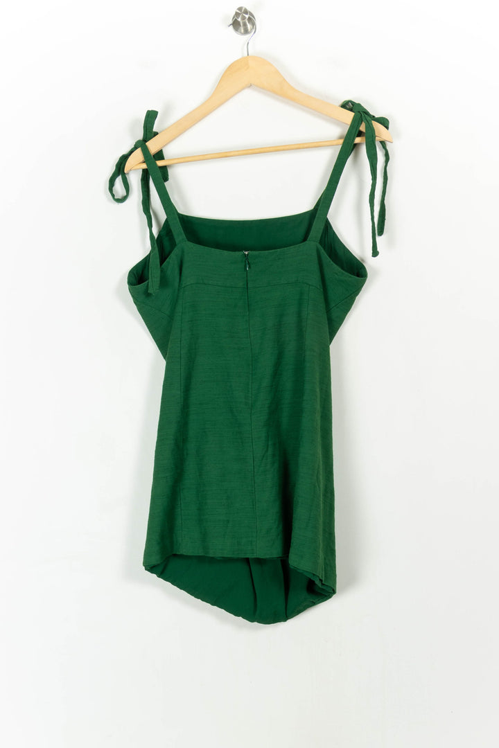 Robe Bretelles Verte - Taille XL/42 de la marque Sézane | PARAD22201 - Vendu par Paradigme - Image 4