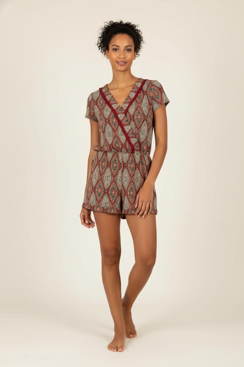 Combishort bordeaux - Taille S/36