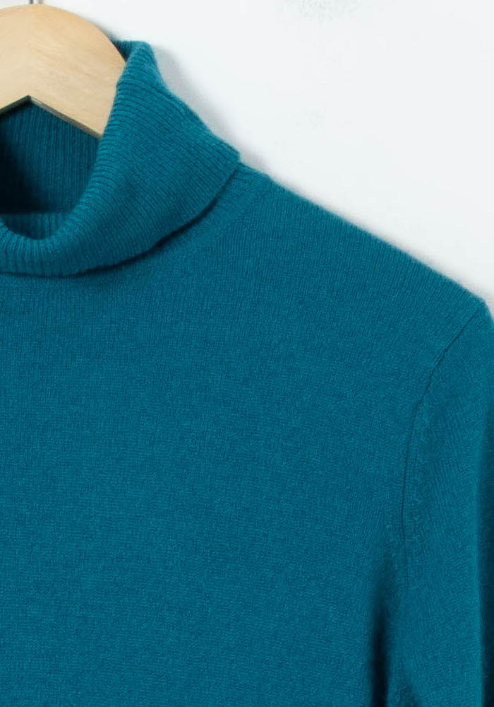 Pull Col Roulé Bleu - Taille S/36 de la marque Absolut Cashmere | PARAD22347 - Vendu par Paradigme - Image 3