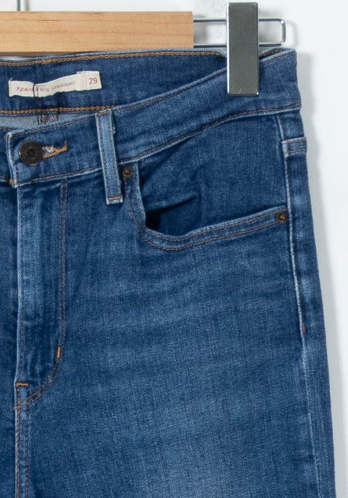 Jean Skinny Bleu - Taille M/38 de la marque Levi's | PARAD22381 - Vendu par Paradigme - Image 3