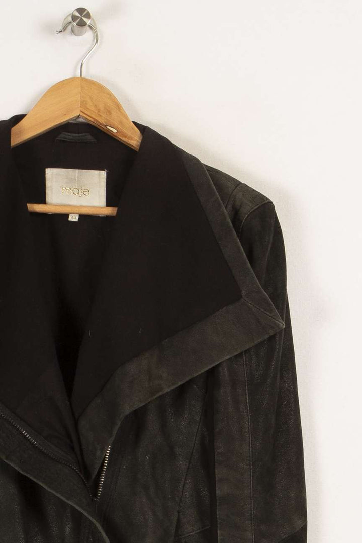 Veste en cuir verte - Taille M/38