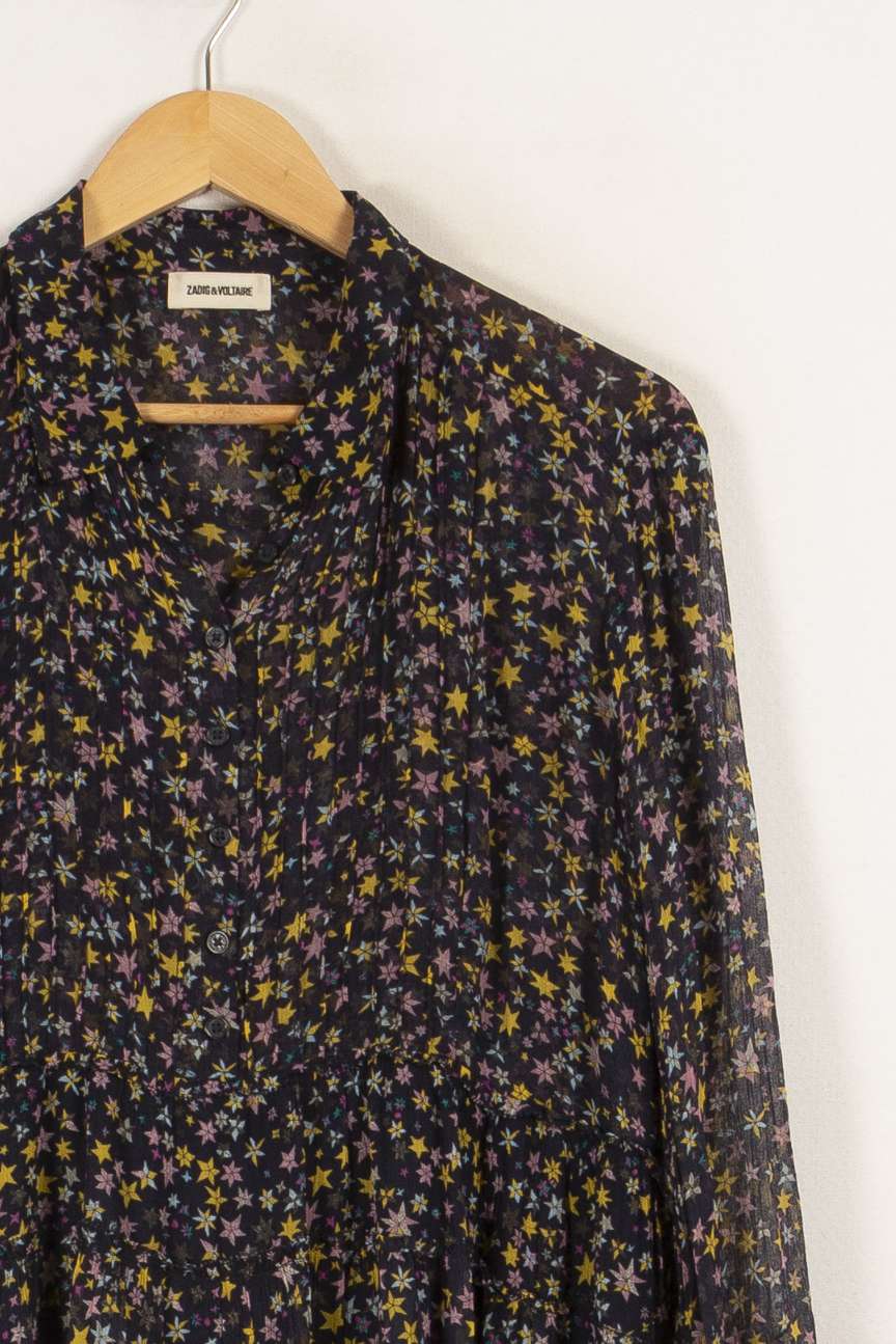 Robe multicolore à motifs - Taille S/36