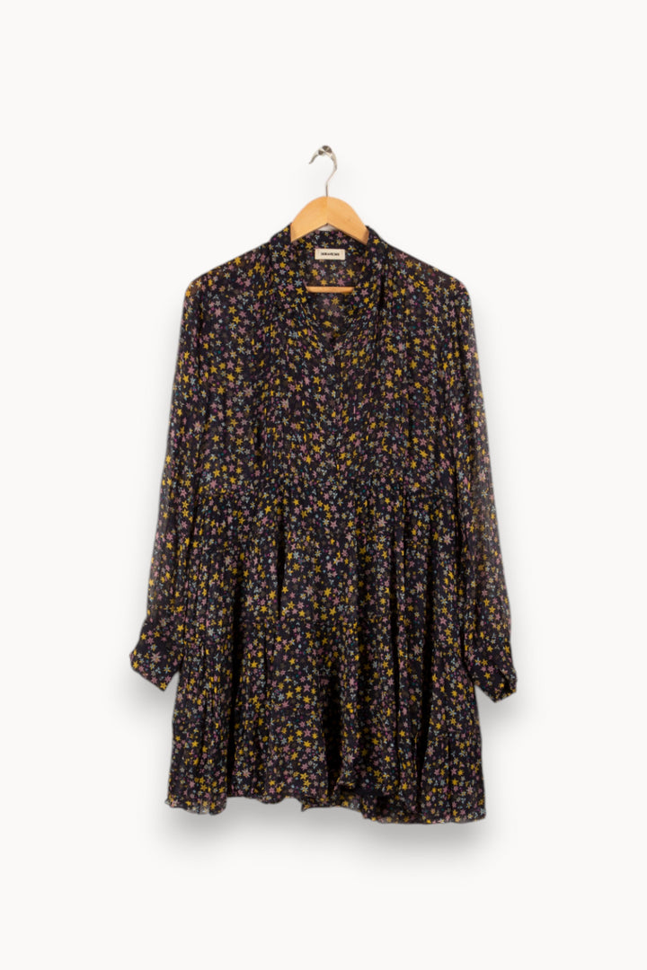 Robe multicolore à motifs - Taille S/36