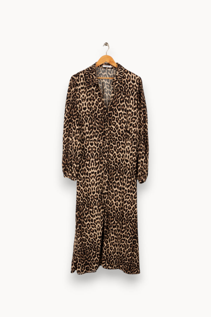 Robe longue léopard - Taille M/38