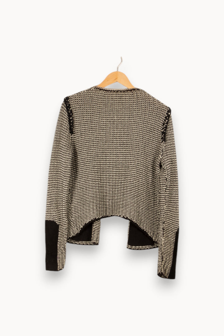 Gilet épais noir et blanc - Taille M/38