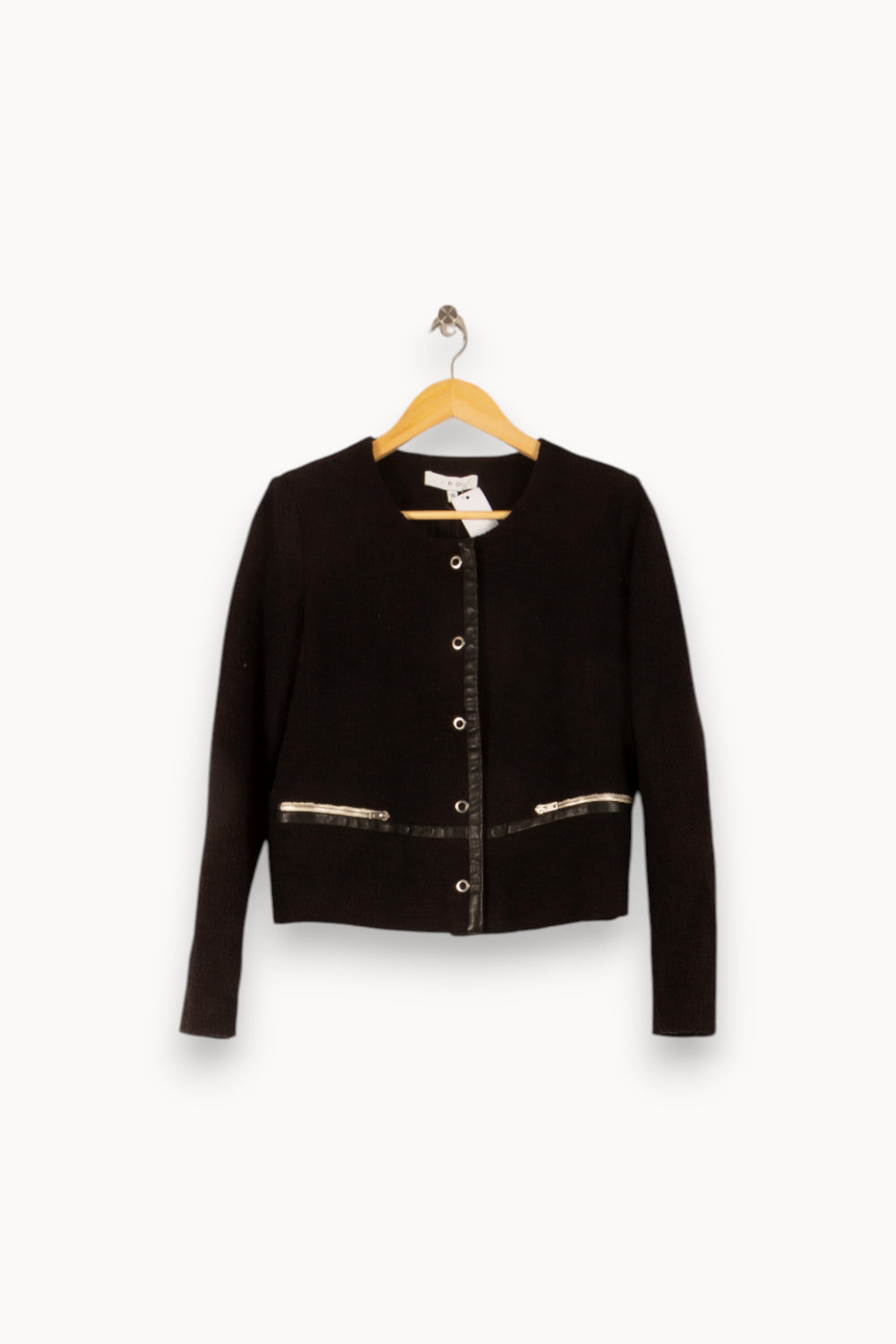 Veste Noire - Taille S/36 de la marque IRO | PARAD22470 - Vendu par Paradigme - Image 2