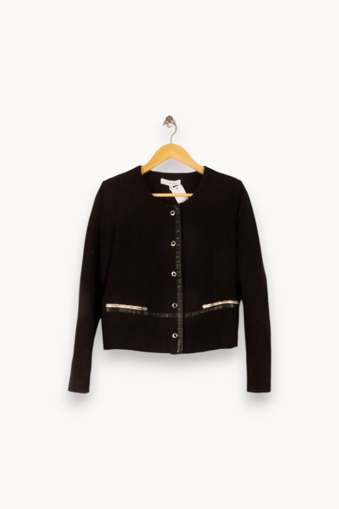 Veste Noire - Taille S/36 de la marque IRO | PARAD22470 - Vendu par Paradigme - Image 2