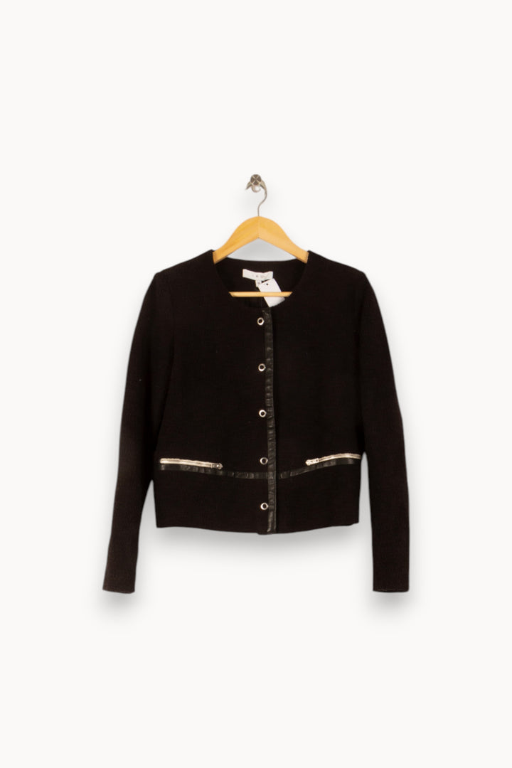 Veste Noire - Taille S/36 de la marque IRO | PARAD22470 - Vendu par Paradigme - Image 2