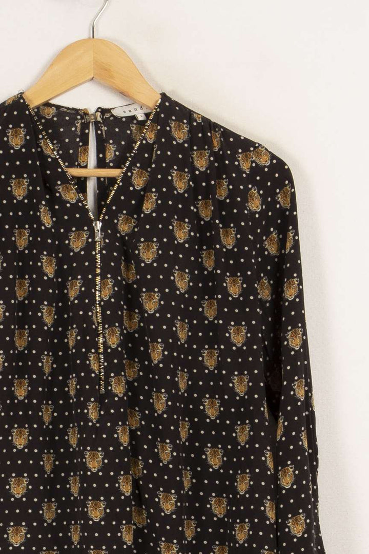 Blouse à motifs léopard - Taille M/38
