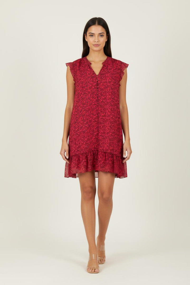 Robe rose zébrée - Taille S/36