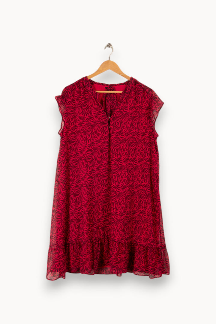 Robe rose zébrée - Taille S/36