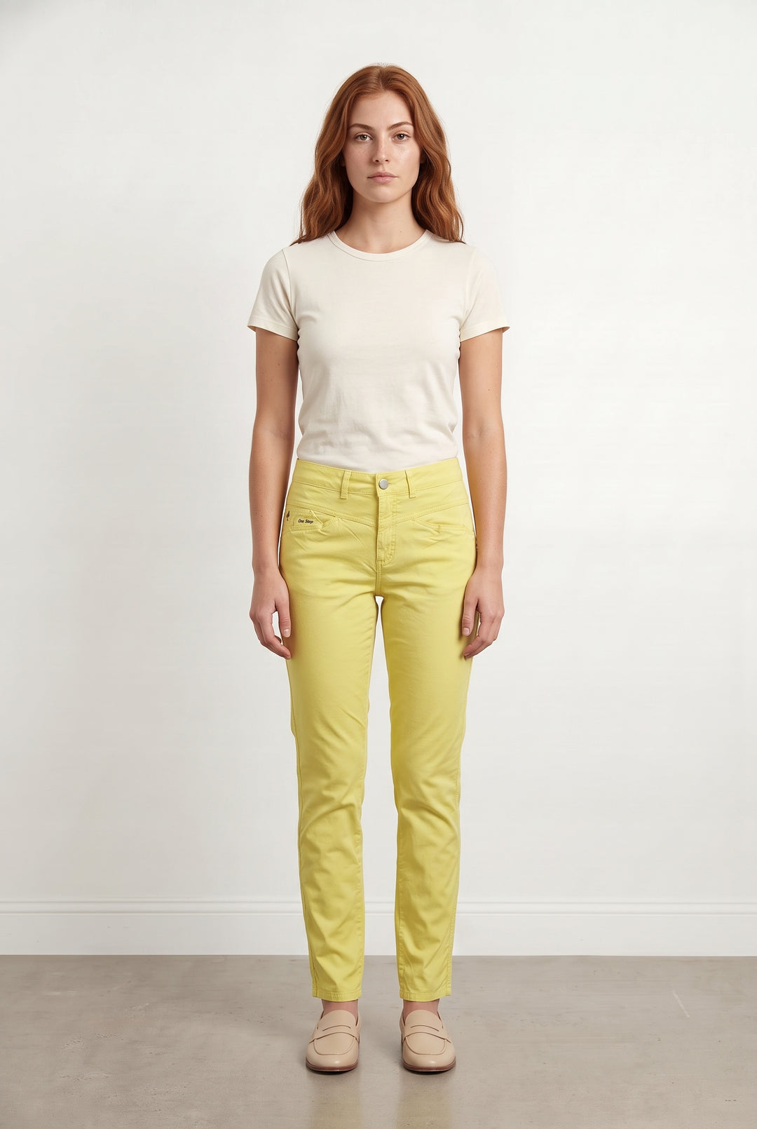 Jean Jaune - Taille S/36 de la marque One Step | PARAD22554 - Vendu par Paradigme - Image 1