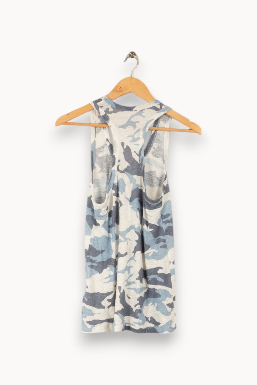 Débardeur militaire bleu et blanc - Taille XS/34
