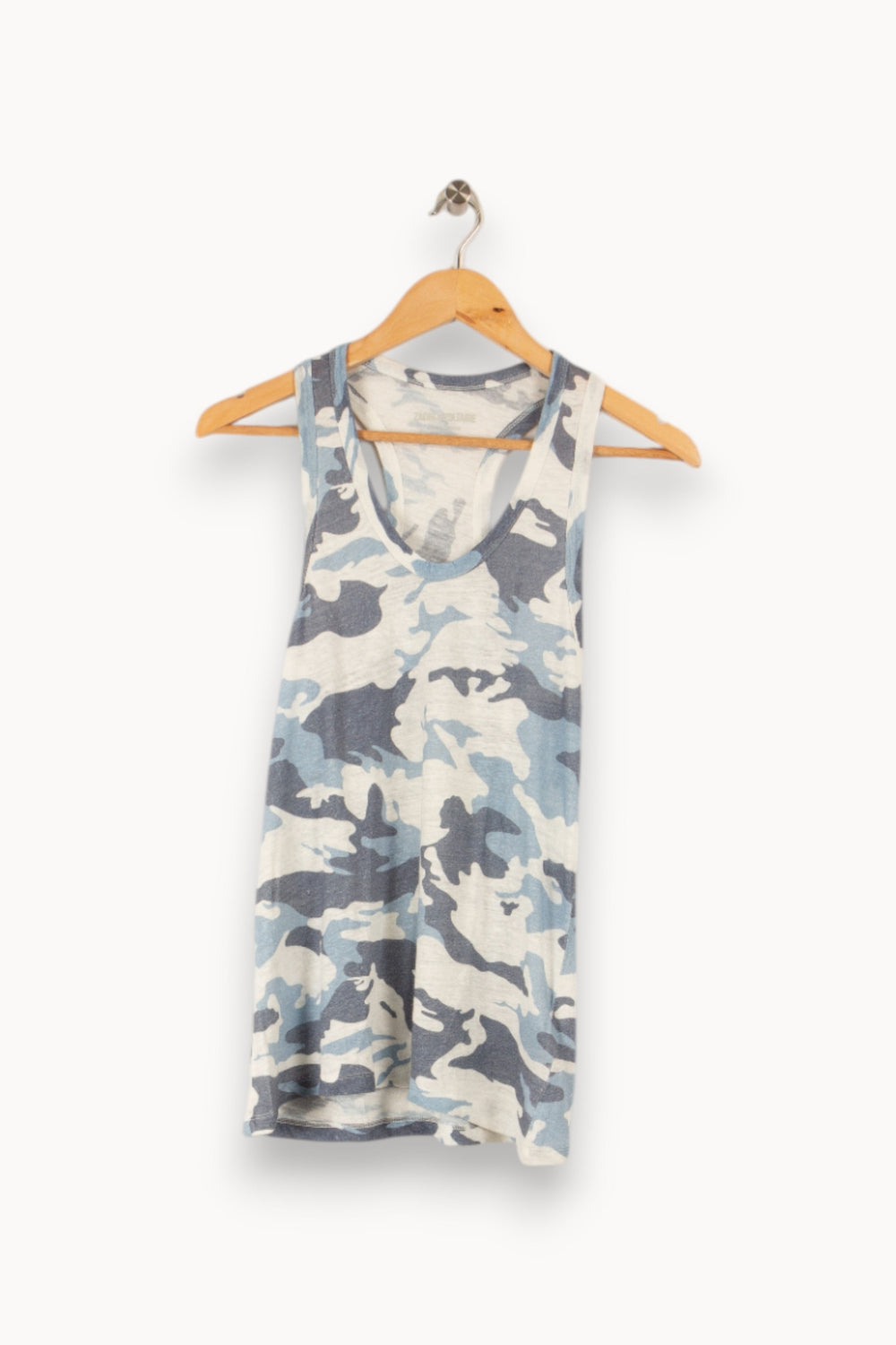 Débardeur militaire bleu et blanc - Taille XS/34