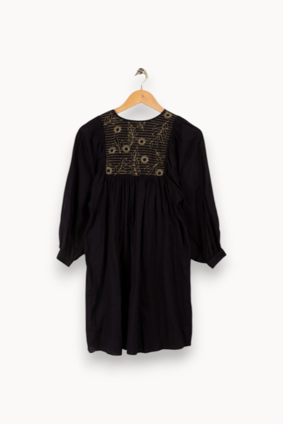 Robe bleu foncé avec détails - Taille XS/34