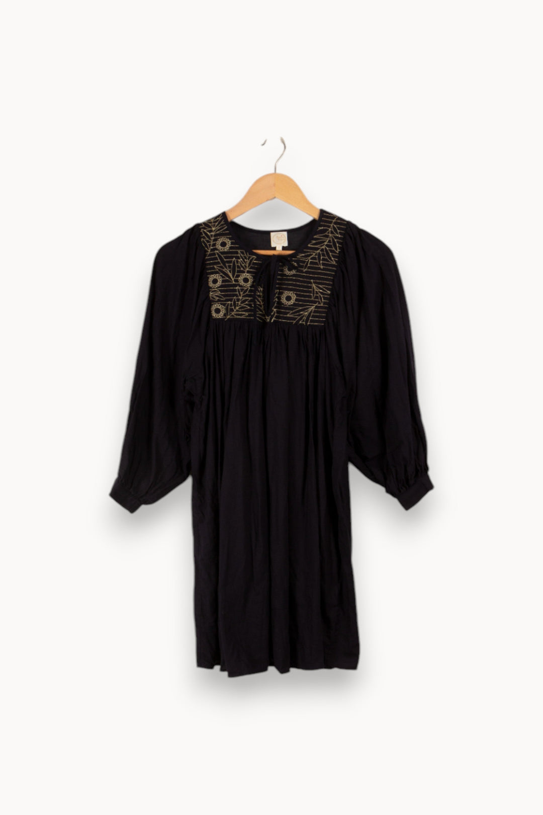 Robe bleu foncé avec détails - Taille XS/34