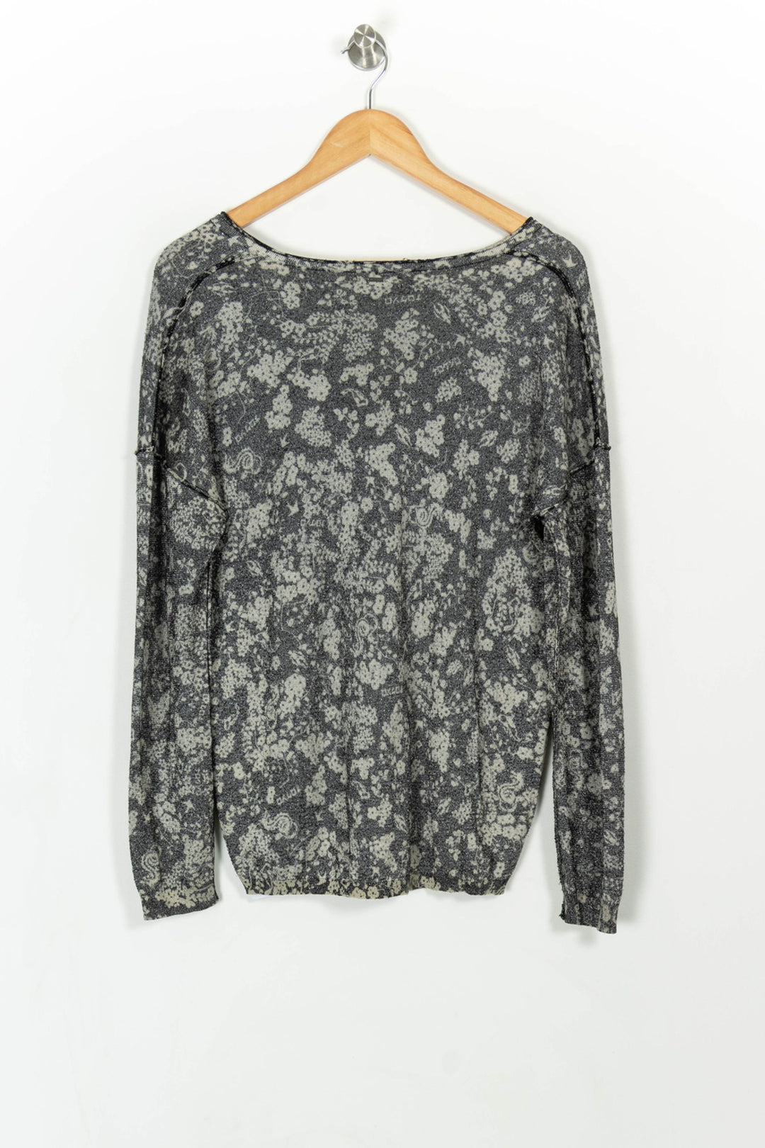 Pull Gris et Blanc - Taille XL/42 de la marque IKKS | PARAD22579 - Vendu par Paradigme - Image 4