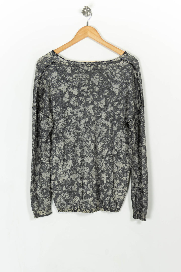 Pull Gris et Blanc - Taille XL/42 de la marque IKKS | PARAD22579 - Vendu par Paradigme - Image 4