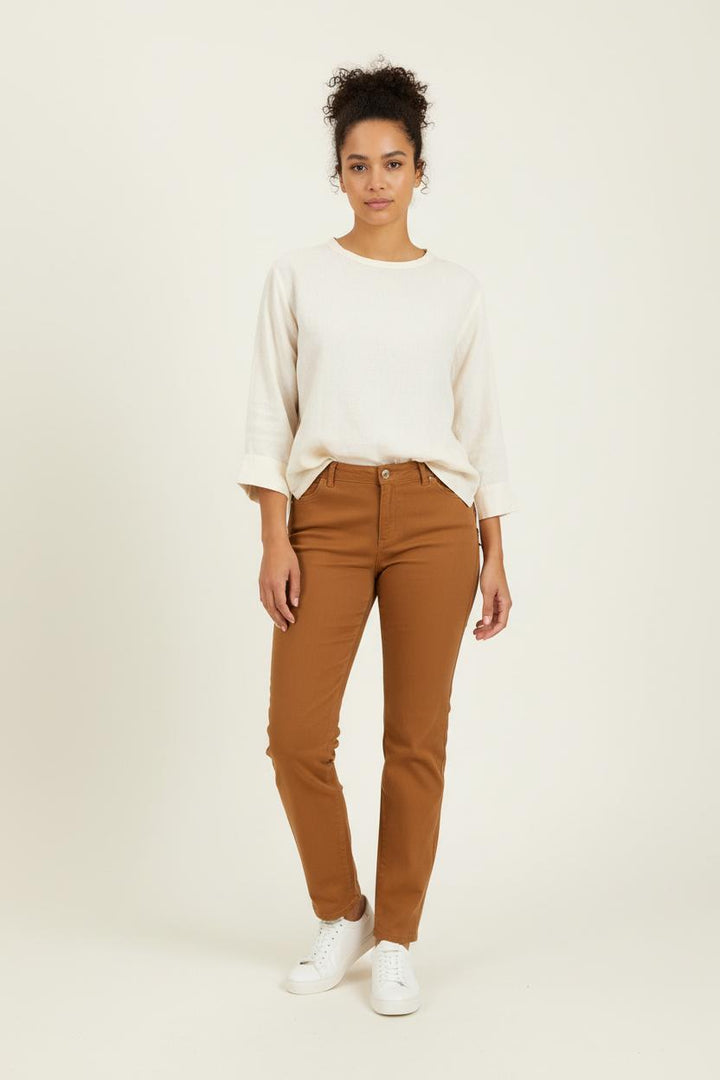 Jean Marron - Taille XXL/44 de la marque One Step | PARAD22580 - Vendu par Paradigme - Image 1