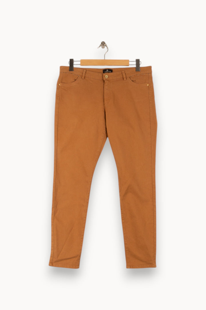 Jean Marron - Taille XXL/44 de la marque One Step | PARAD22580 - Vendu par Paradigme - Image 2