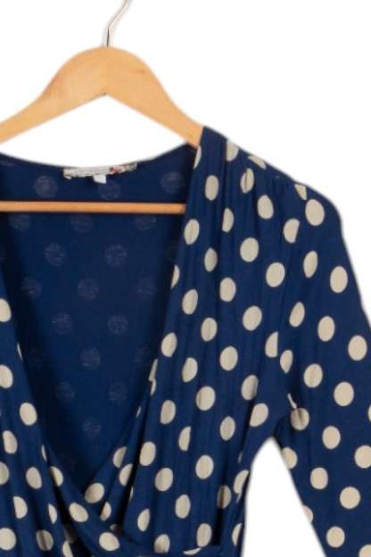 Robe bleue à pois - Taille S/36
