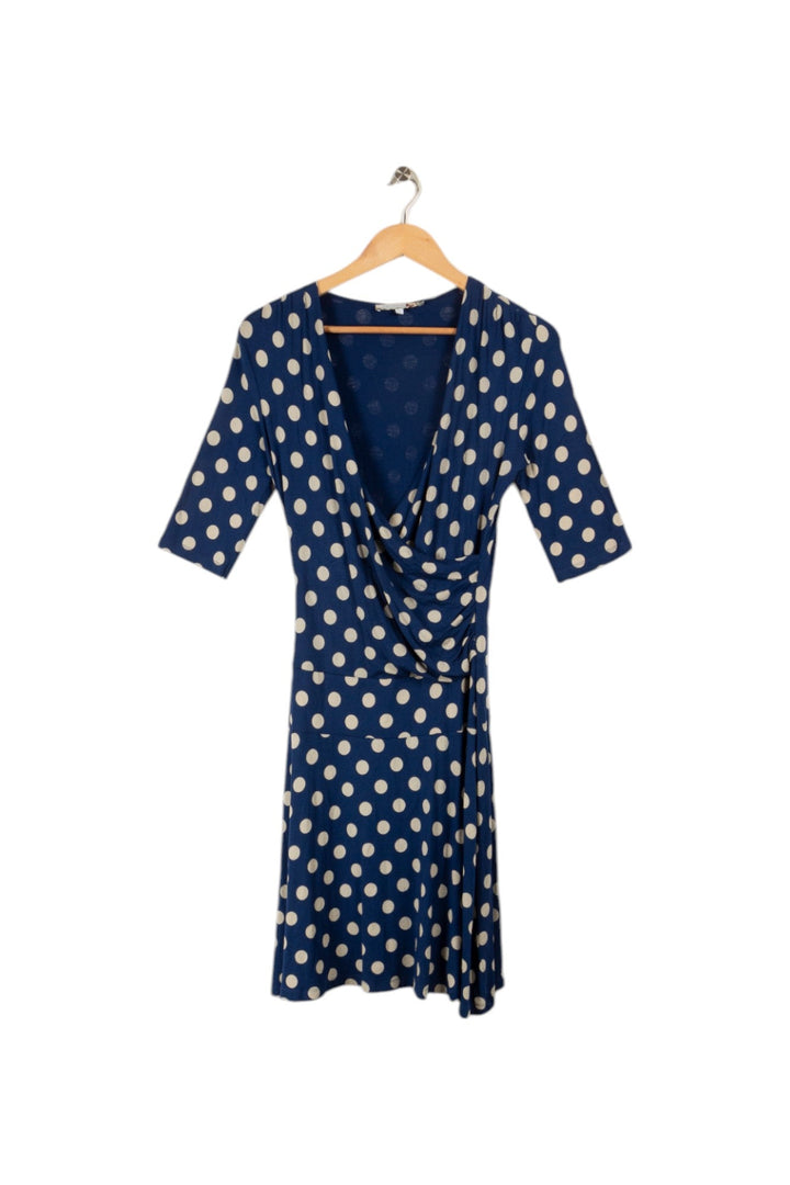 Robe bleue à pois - Taille S/36