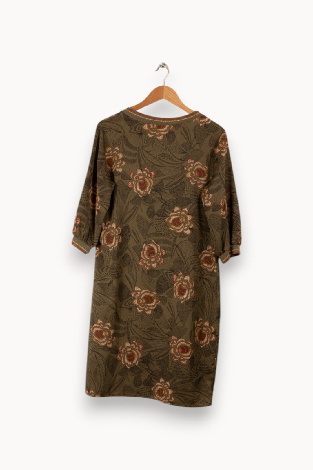 Robe verte à motifs - Taille XL/42