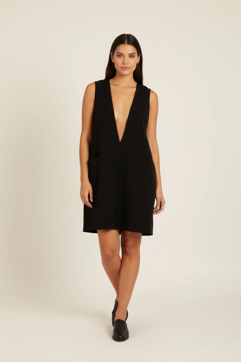 Robe noire et blanche - Taille XXL/44