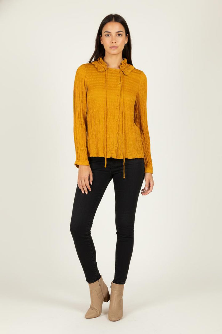 Blouse jaune - Taille S/36