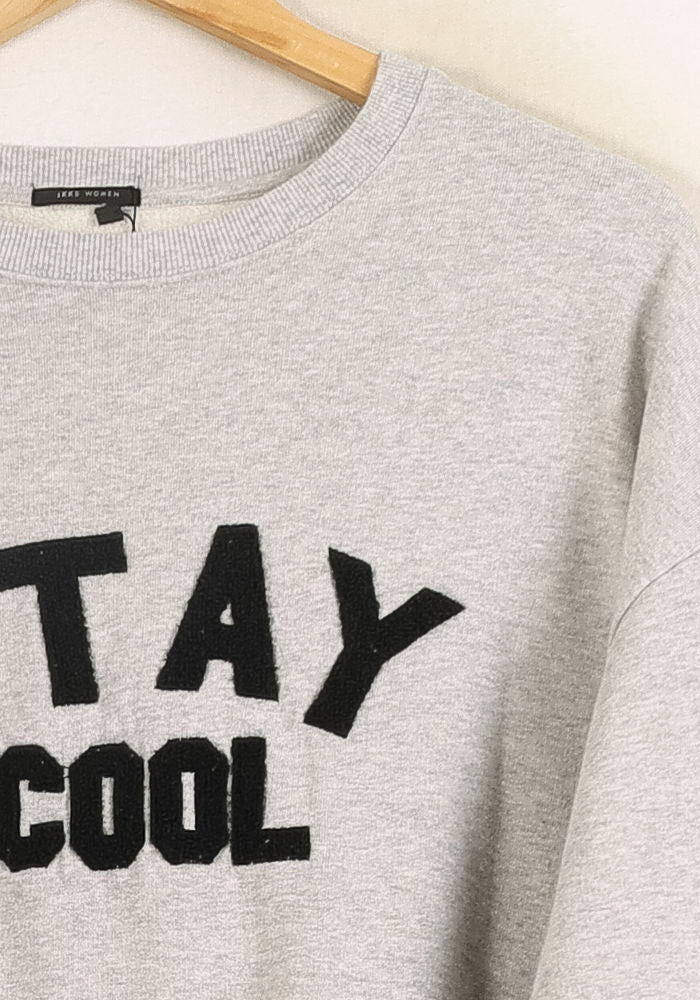 Robe Sweat Gris - Taille L/40 de la marque IKKS | PARAD22646 - Vendu par Paradigme - Image 3