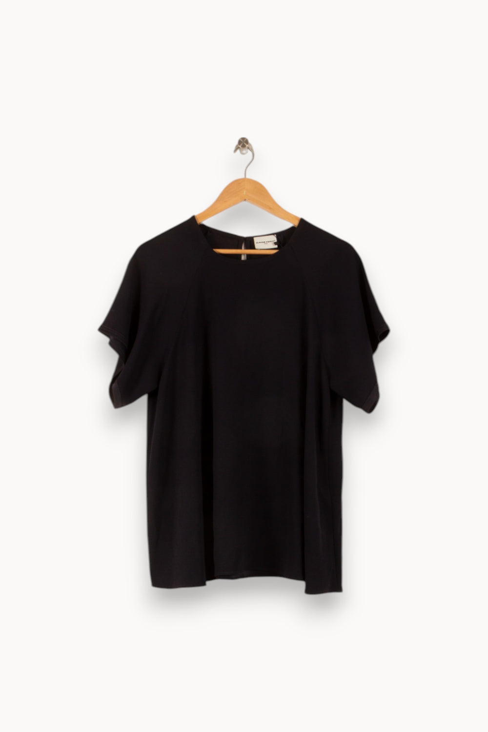Blouse Noire - Taille L/40 de la marque Claudie Pierlot | PARAD22722 - Vendu par Paradigme - Image 2