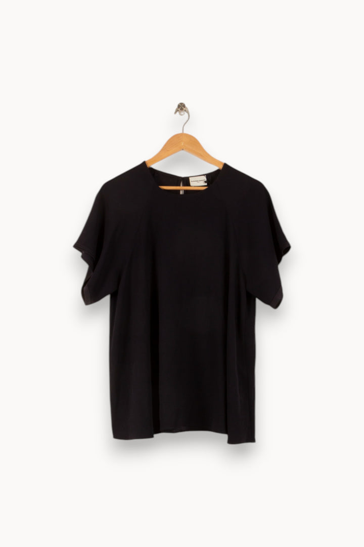 Blouse Noire - Taille L/40 de la marque Claudie Pierlot | PARAD22722 - Vendu par Paradigme - Image 2