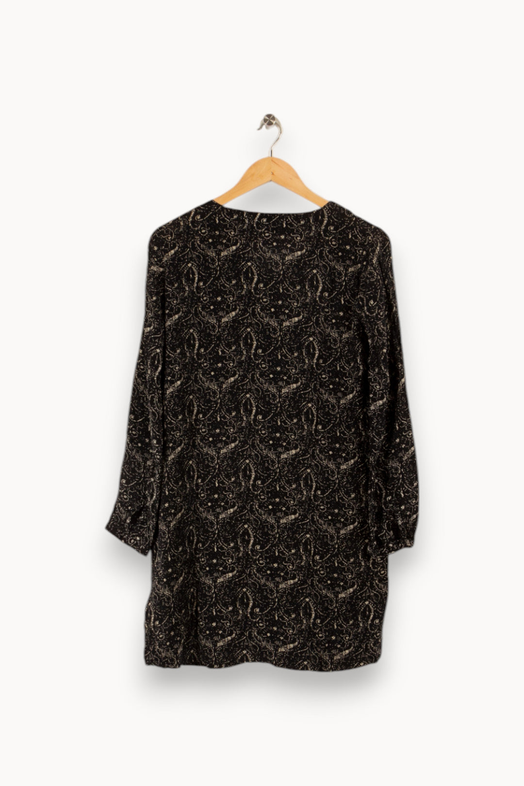 Robe noire à motifs - Taille S/36