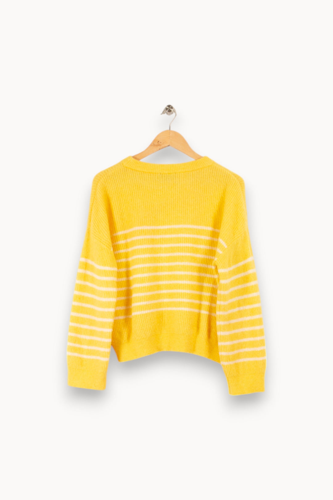 Pull en maille jaune - Taille M/38