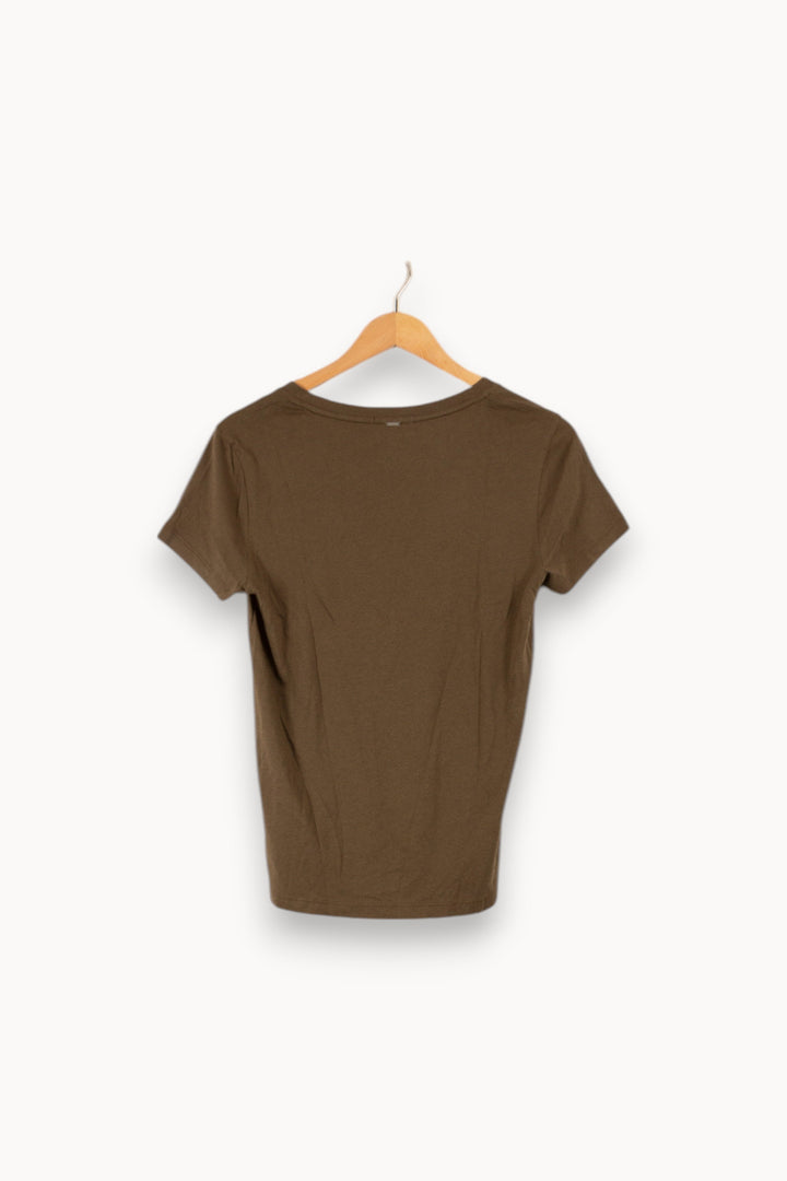 T-shirt vert kaki - Taille S/36