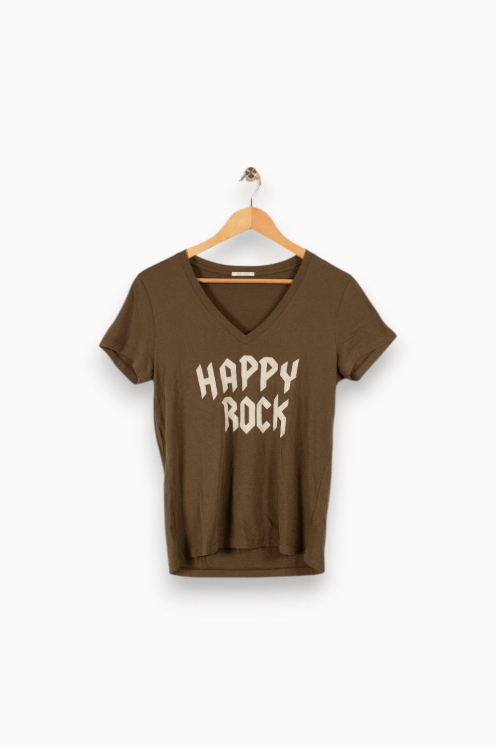 T-shirt vert kaki - Taille S/36