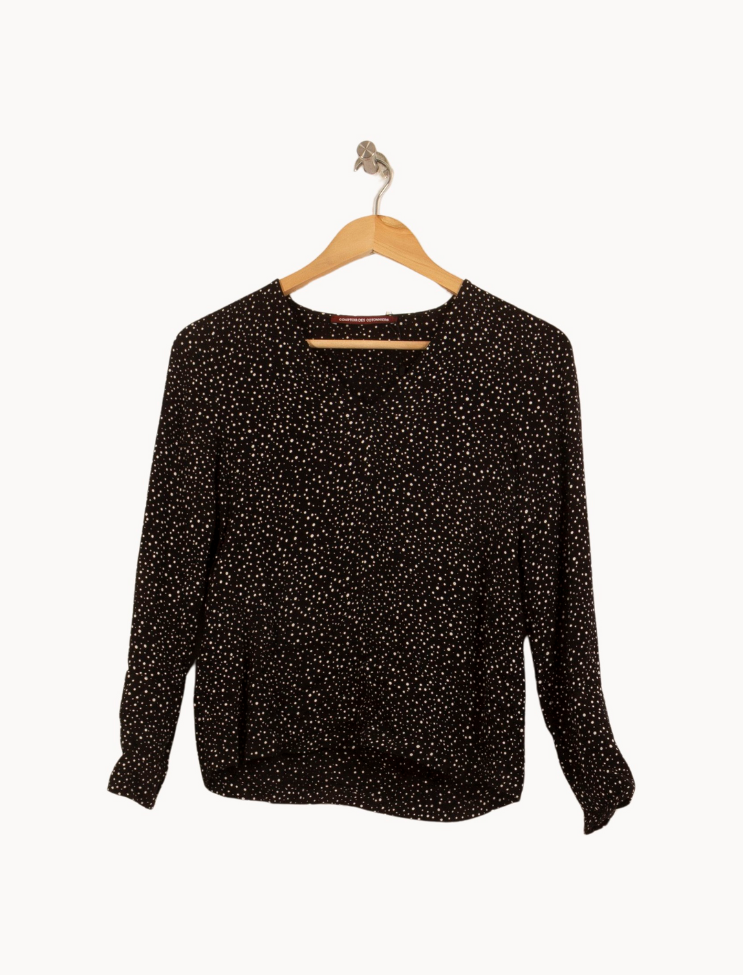 Blouse Noire et Blanche - Taille XS/34 de la marque Comptoir des Cotonniers | PARAD22755 - Vendu par Paradigme - Image 2