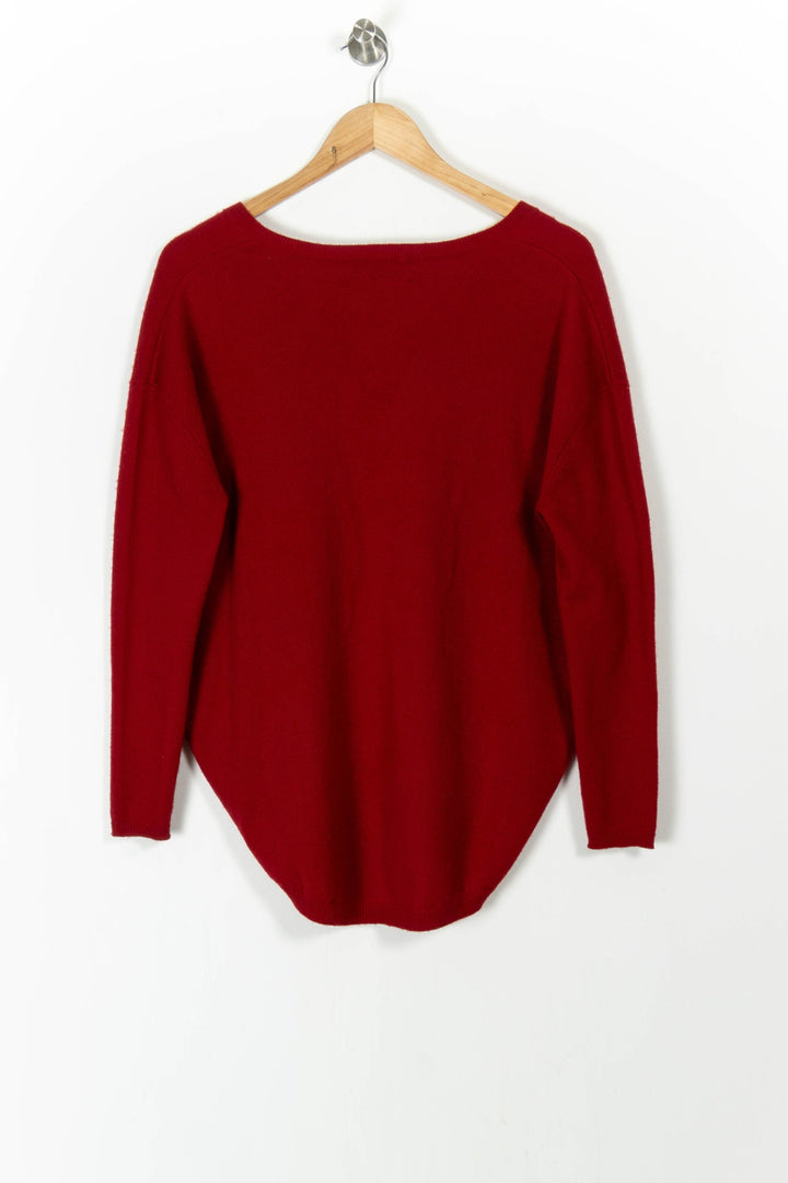 Pull Rouge - Taille XS/34 de la marque Eric Bompard | PARAD22777 - Vendu par Paradigme - Image 4