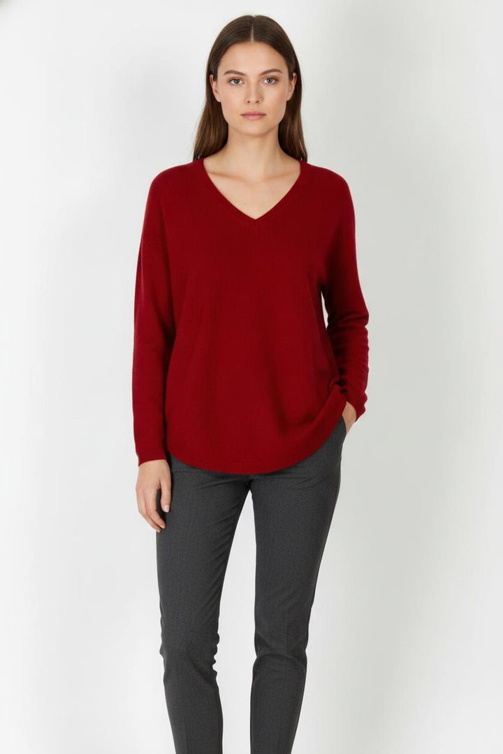 Pull Rouge - Taille XS/34 de la marque Eric Bompard | PARAD22777 - Vendu par Paradigme - Image 1