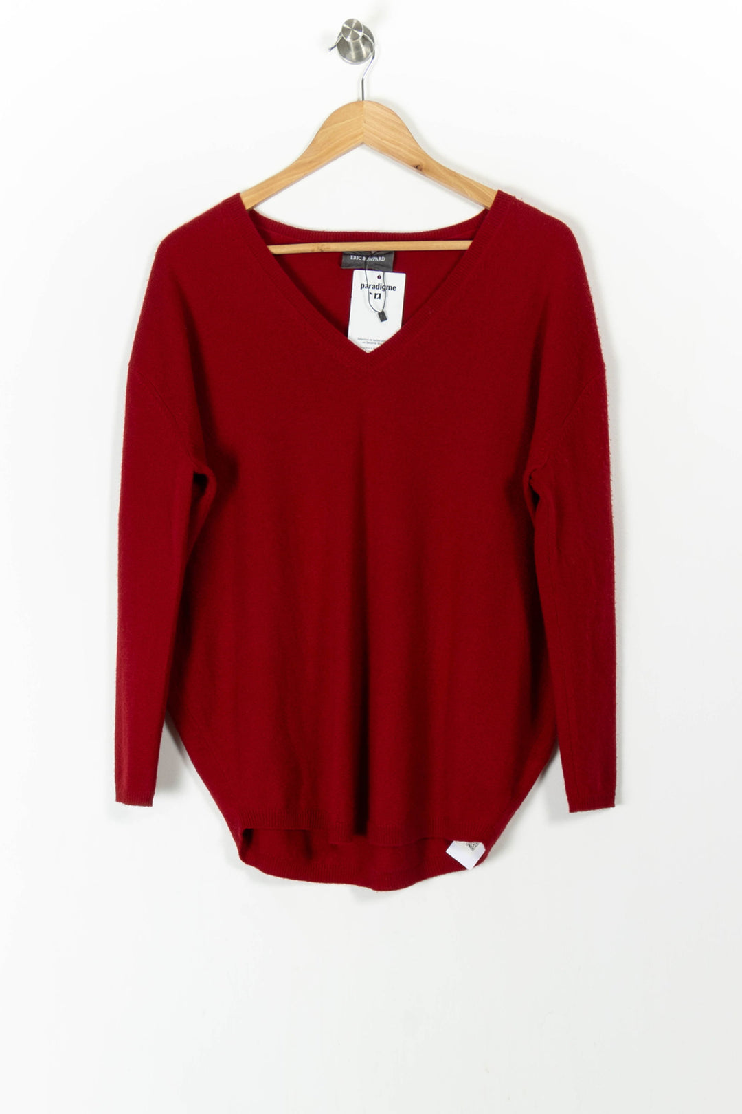 Pull Rouge - Taille XS/34 de la marque Eric Bompard | PARAD22777 - Vendu par Paradigme - Image 2