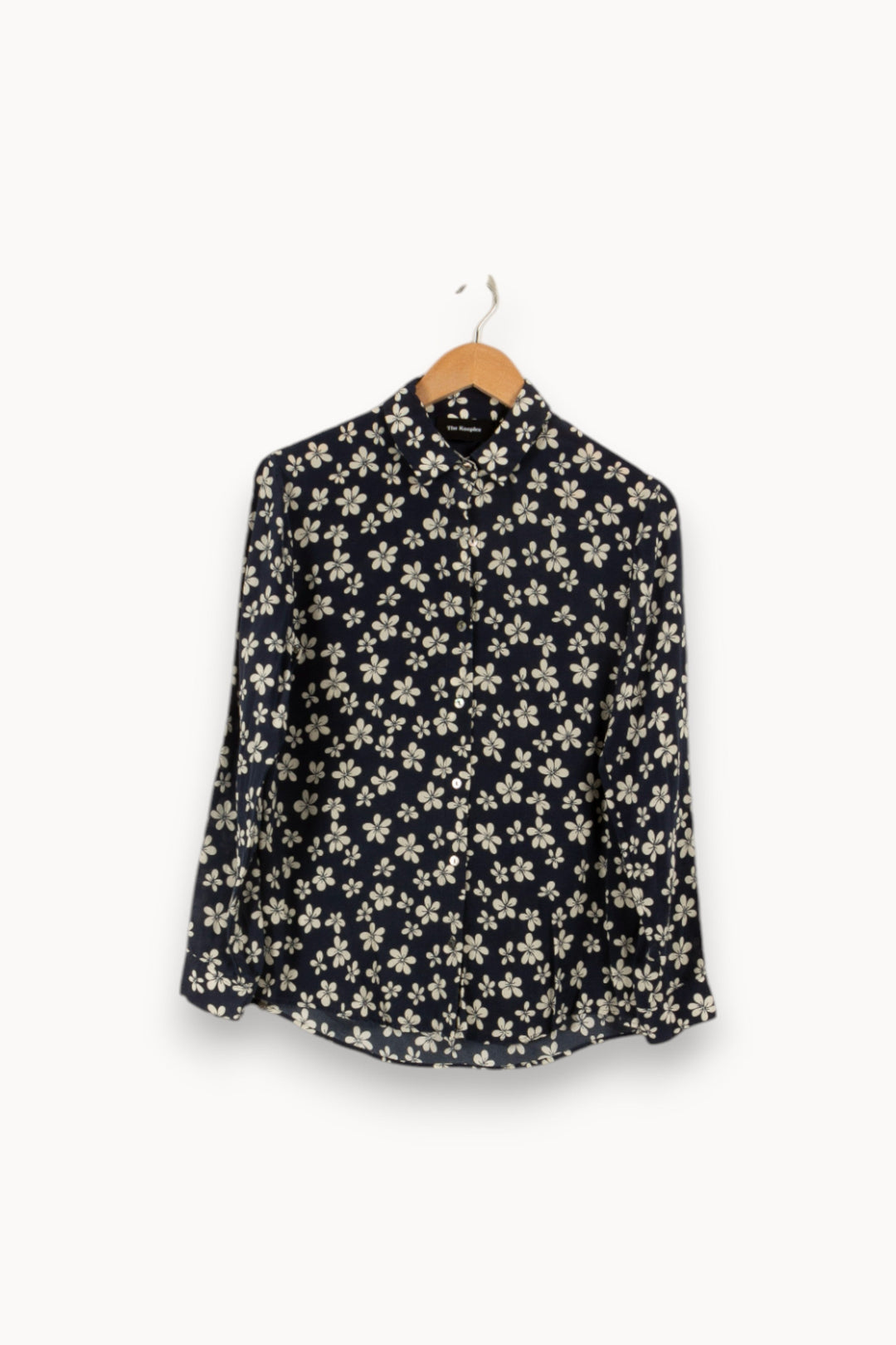 Chemise bleue à motifs - Taille XS/34