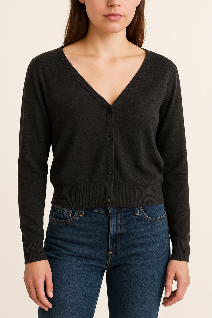 Cardigan Gris - Taille XS/34 de la marque Comptoir des Cotonniers | PARAD22821 - Vendu par Paradigme - Image 1
