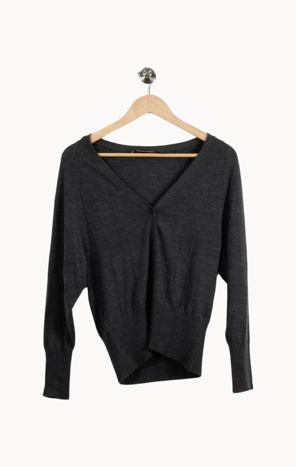 Cardigan Gris - Taille XS/34 de la marque Comptoir des Cotonniers | PARAD22821 - Vendu par Paradigme - Image 2