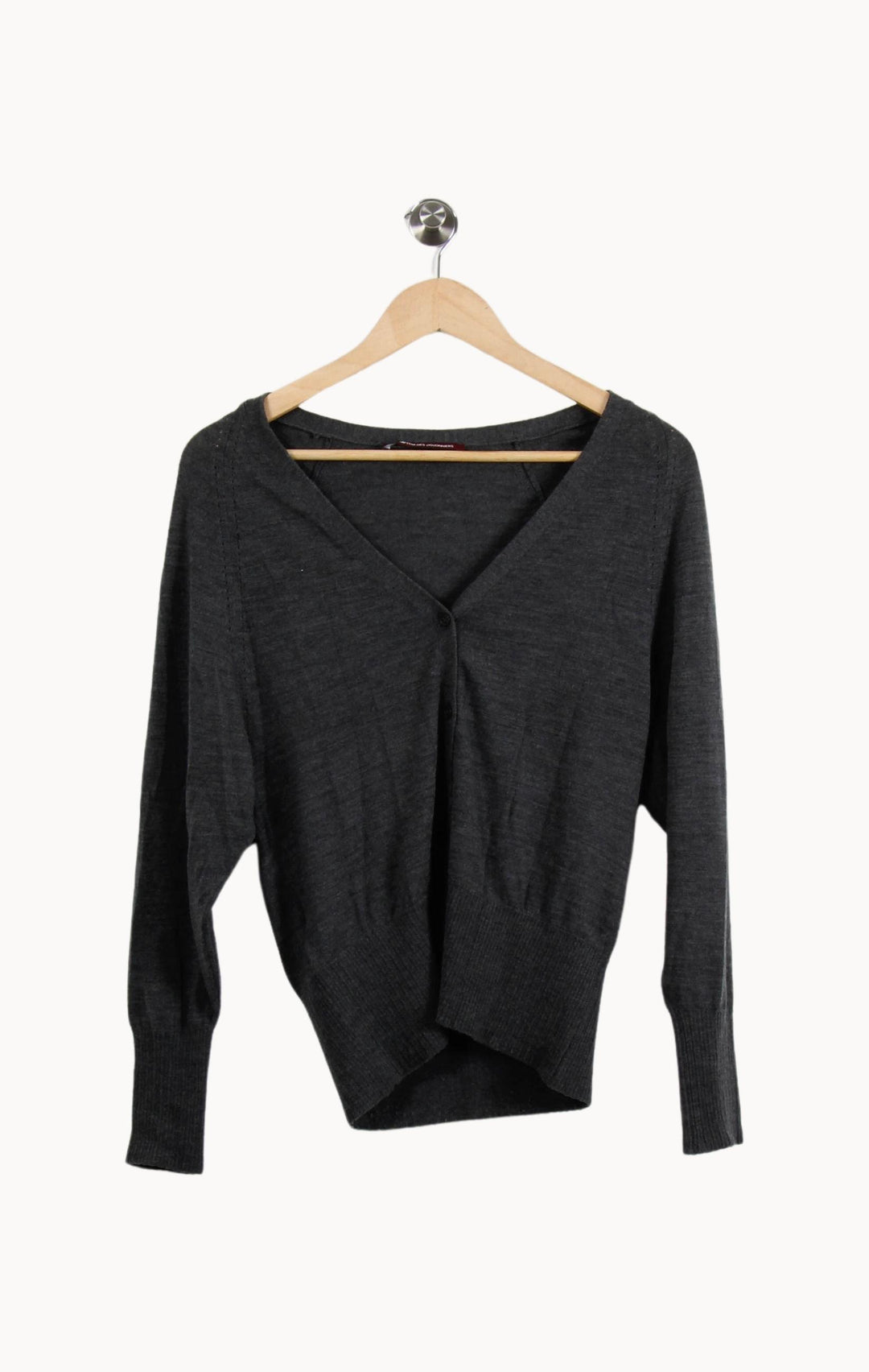 Cardigan Gris - Taille XS/34 de la marque Comptoir des Cotonniers | PARAD22821 - Vendu par Paradigme - Image 2