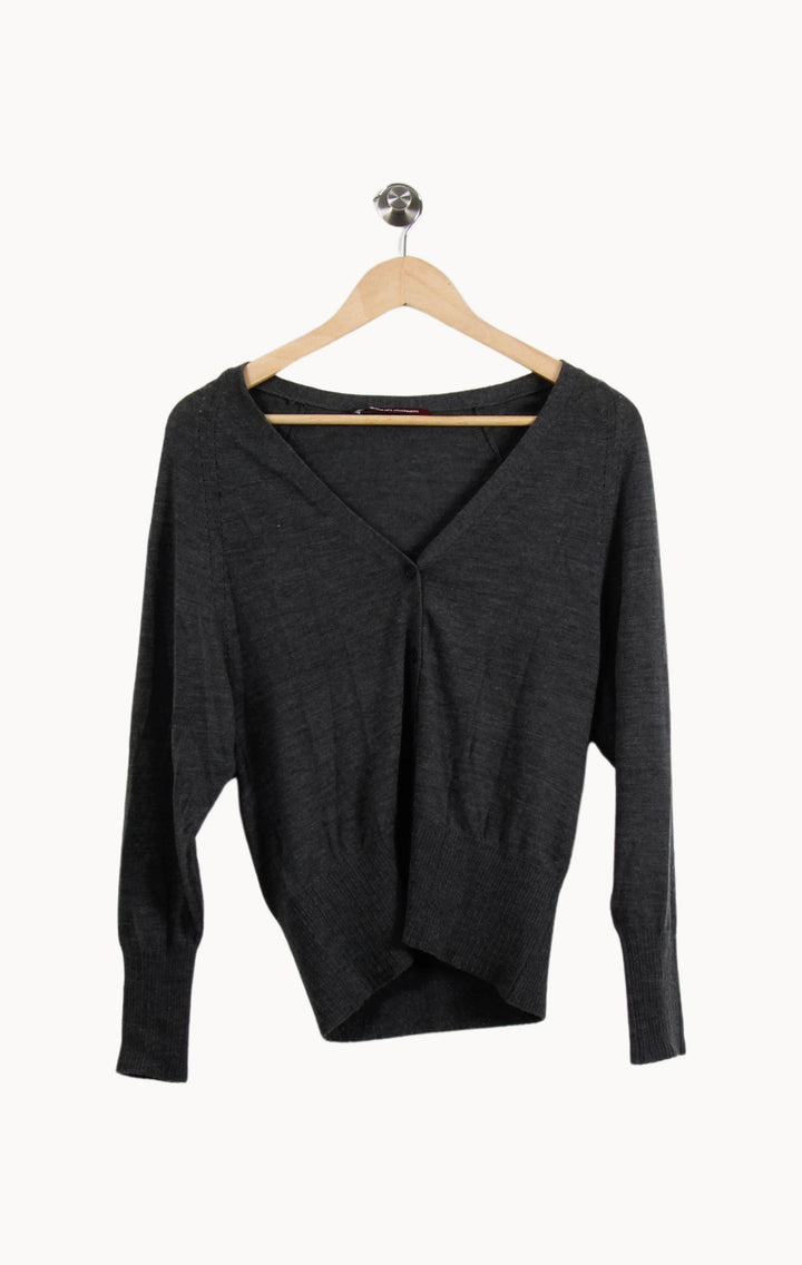 Cardigan Gris - Taille XS/34 de la marque Comptoir des Cotonniers | PARAD22821 - Vendu par Paradigme - Image 2