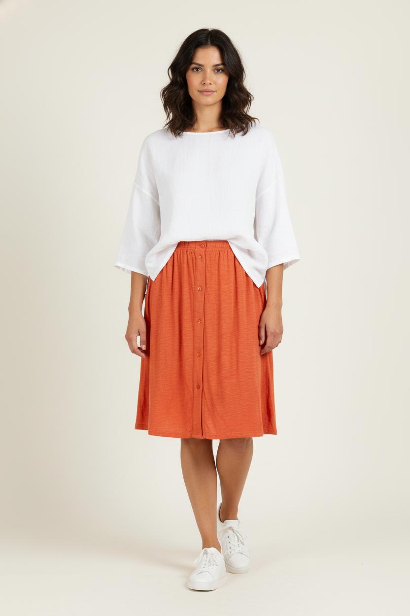 Jupe orange - Taille S/36