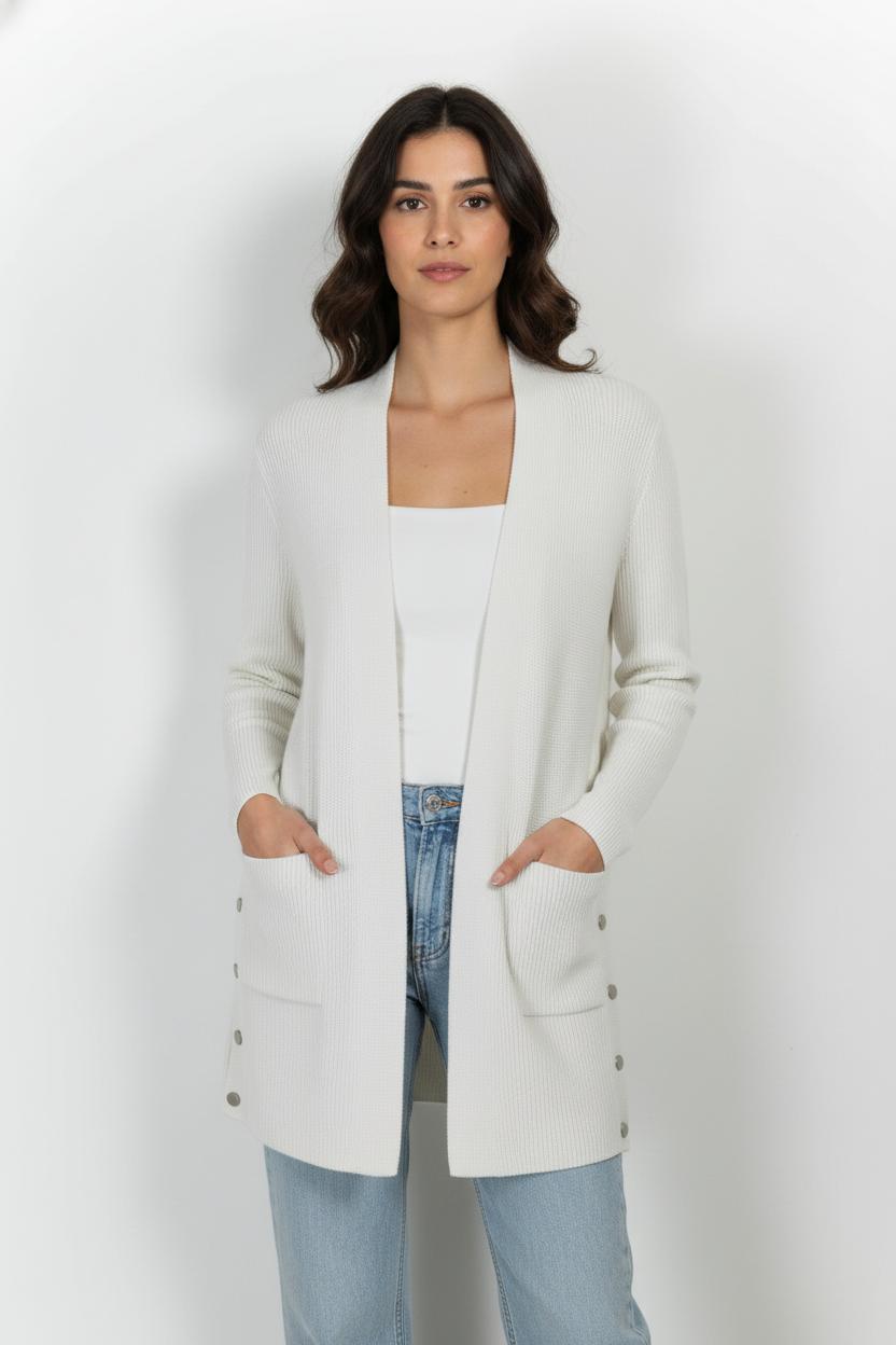 Cardigan Blanc - Taille S/36 de la marque IKKS | PARAD22846 - Vendu par Paradigme - Image 1