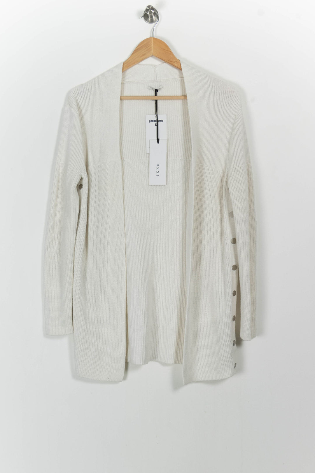 Cardigan Blanc - Taille S/36 de la marque IKKS | PARAD22846 - Vendu par Paradigme - Image 2