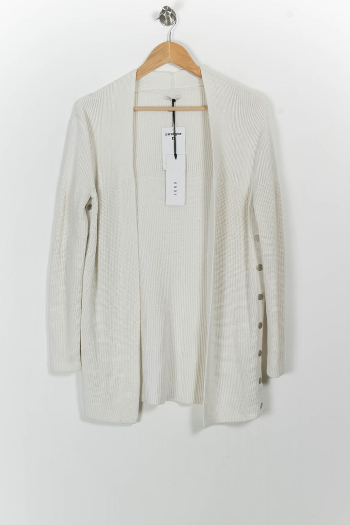 Cardigan Blanc - Taille S/36 de la marque IKKS | PARAD22846 - Vendu par Paradigme - Image 2