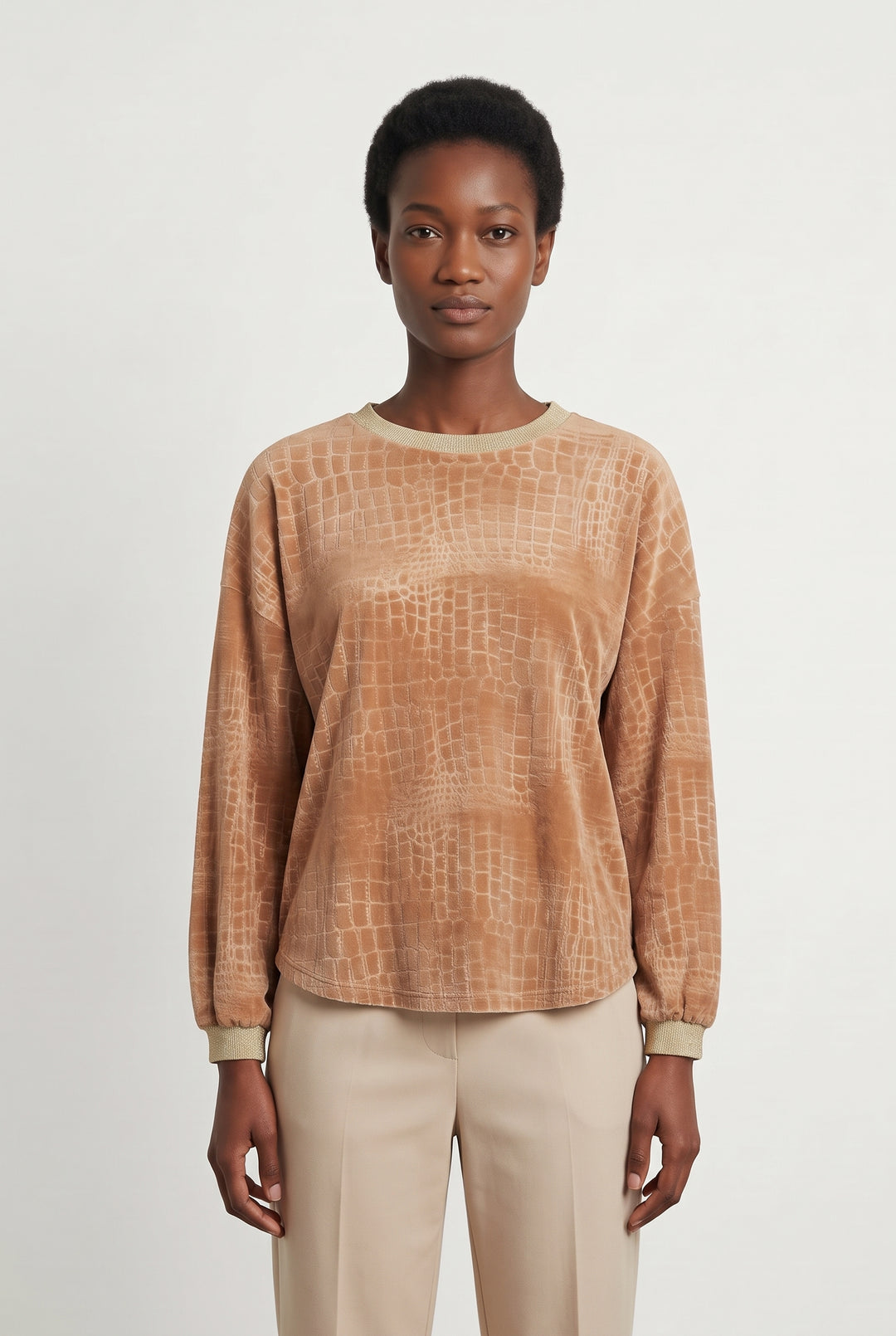 Sweat marron - Taille S/36